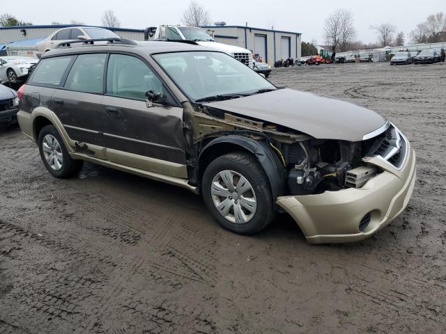 4S4BP60C686301653 - 2008 SUBARU OUTBACK BROWN photo 4