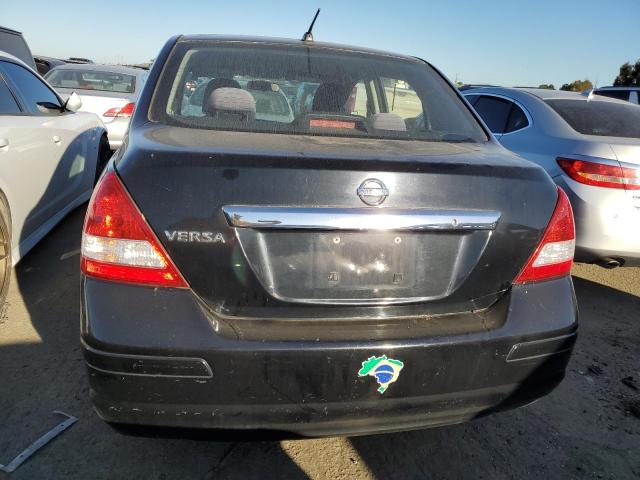 3N1BC11E79L444351 - 2009 NISSAN VERSA S BLACK photo 6