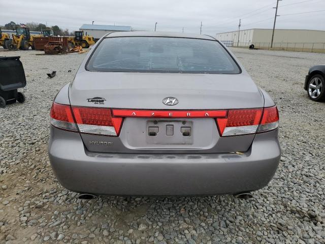 KMHFC46F26A110762 - 2006 HYUNDAI AZERA SE GRAY photo 6