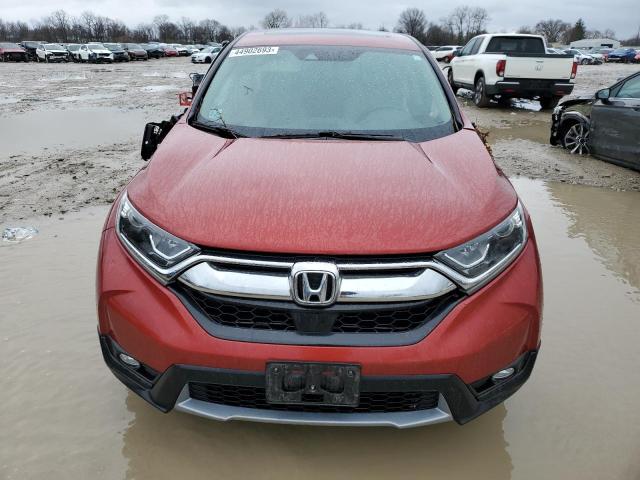 2HKRW2H87JH621977 - 2018 HONDA CR-V EXL RED photo 5