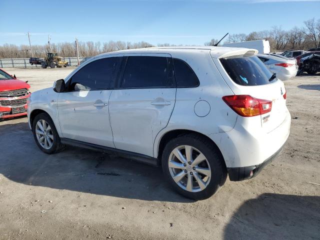 4A4AR3AU5EE023449 - 2014 MITSUBISHI OUTLANDER ES WHITE photo 2