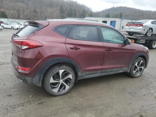 KM8J3CA22GU126064 - 2016 HYUNDAI TUCSON LIMITED MAROON photo 3