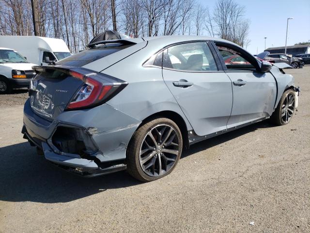 SHHFK7H47MU416069 - 2021 HONDA CIVIC SPORT GRAY photo 3