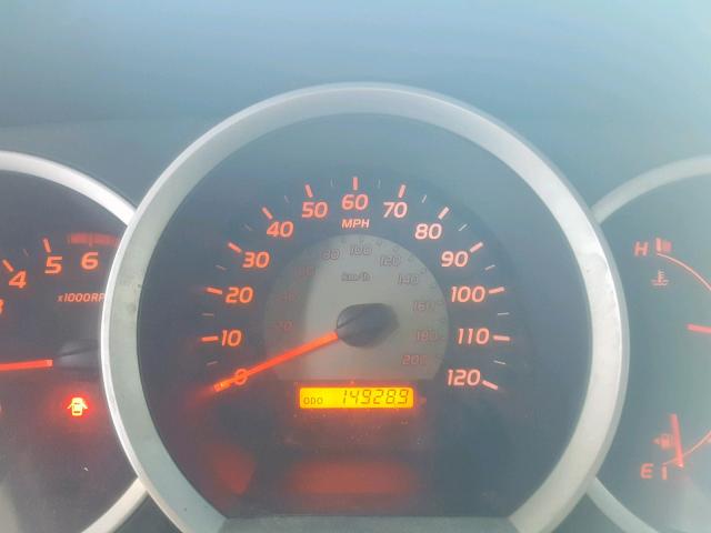 5TEUU4EN1AZ714786 - 2010 TOYOTA TACOMA ACCESS CAB  ფოტო 8