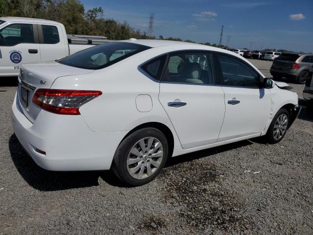 3N1AB7AP9FY373395 - 2015 NISSAN SENTRA S WHITE photo 3