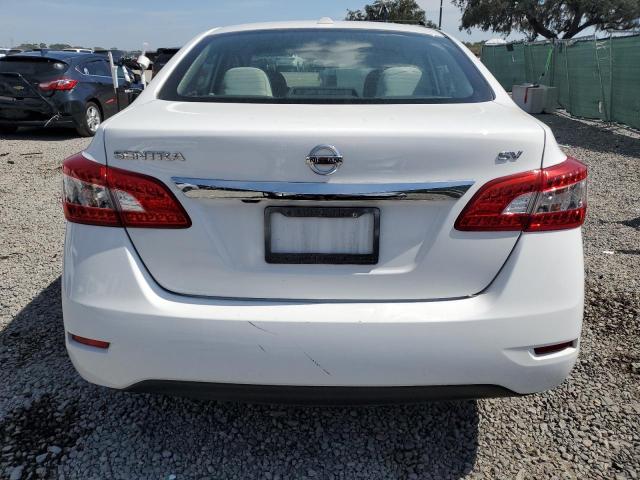 3N1AB7AP9FY373395 - 2015 NISSAN SENTRA S WHITE photo 6