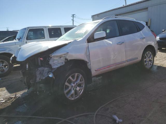 JN8AS5MVXDW139044 - 2013 NISSAN ROGUE S WHITE photo 1