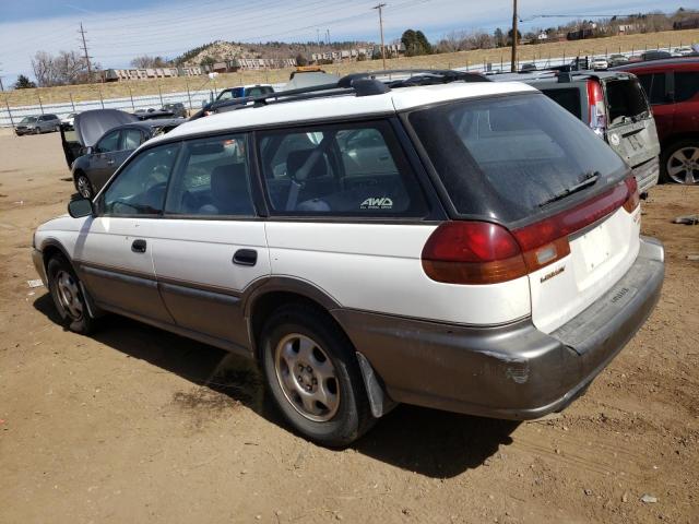 4S3BG6855V7633731 - 1997 SUBARU LEGACY OUTBACK WHITE photo 2