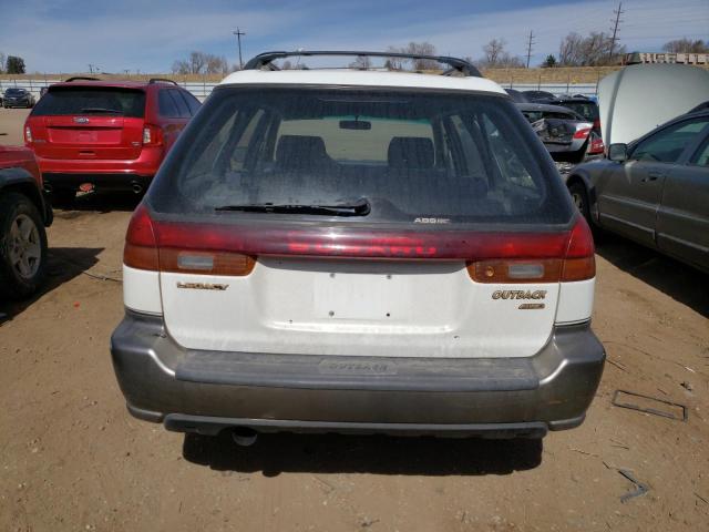 4S3BG6855V7633731 - 1997 SUBARU LEGACY OUTBACK WHITE photo 6