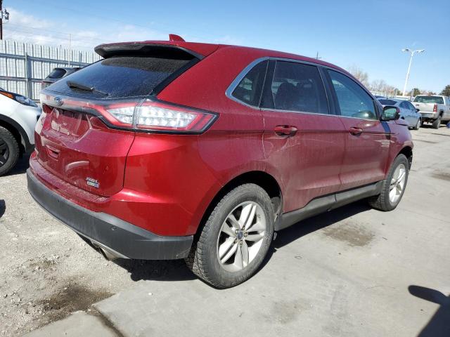 2FMPK4J90HBB10808 - 2017 FORD EDGE SEL RED photo 3