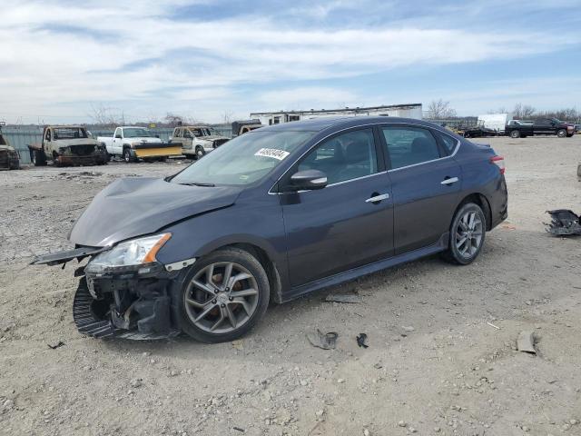 3N1AB7AP8FY317898 - 2015 NISSAN SENTRA S GRAY photo 1