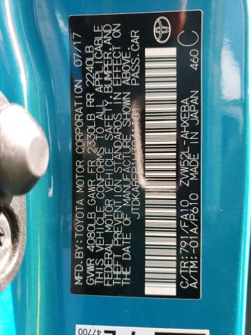 JTDKARFP1H3041181 - 2017 TOYOTA PRIUS PRIM 蓝色 照片 12