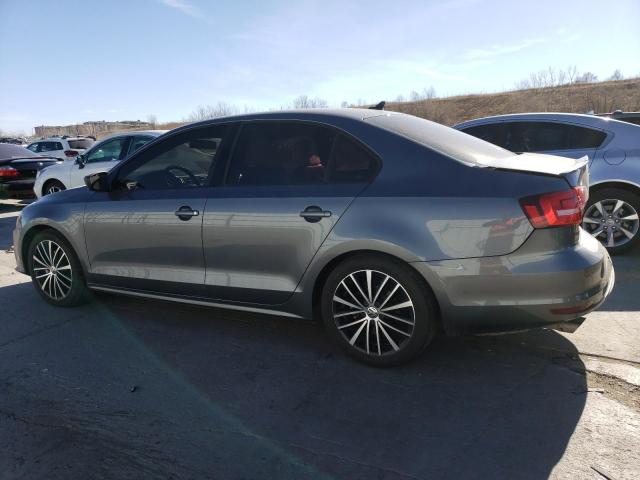 3VWD17AJ8FM211626 - 2015 VOLKSWAGEN JETTA SE GRAY photo 2