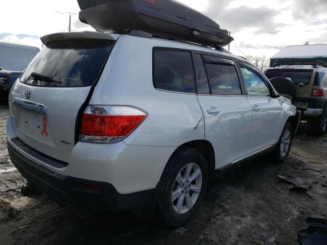 5TDBK3EHXCS167907 - 2012 TOYOTA HIGHLANDER BASE Ақ фото 3