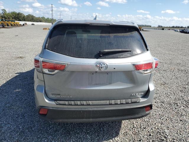 5TDJKRFH3ES030713 - 2014 TOYOTA HIGHLANDER XLE SILVER photo 6