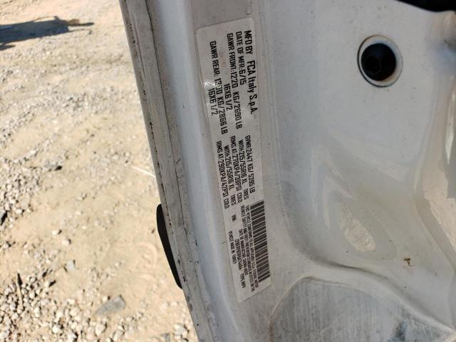 ZFBERFBT1F6A74464 - 2015 RAM PROMASTER SLT WHITE photo 13