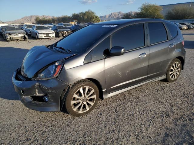 JHMGE8H51DC033655 - 2013 HONDA FIT SPORT GRAY photo 1