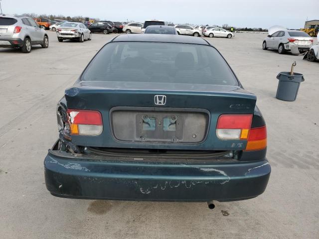 1HGEJ6228VL038233 - 1997 HONDA CIVIC DX GREEN photo 6