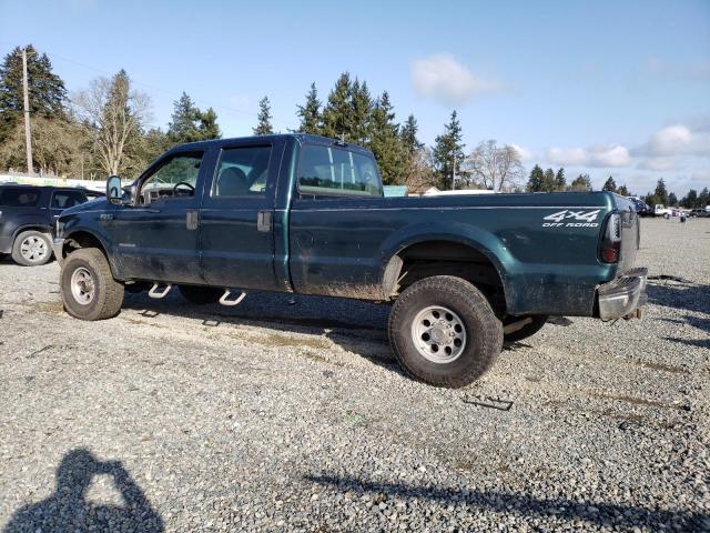 1FTSW31F3YEA89346 - 2000 FORD F350 SRW SUPER DUTY GREEN photo 2