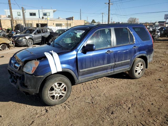 JHLRD78803C041071 - 2003 HONDA CR-V EX BLUE photo 1