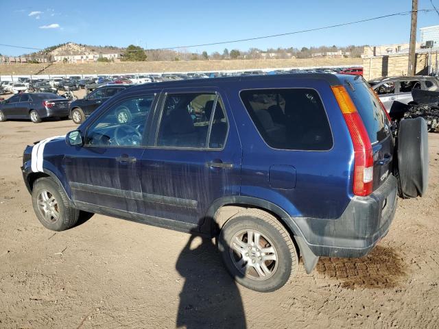 JHLRD78803C041071 - 2003 HONDA CR-V EX BLUE photo 2