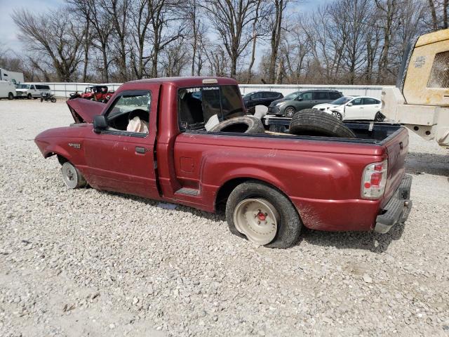 1FTYR10C8XTA11412 - 1999 FORD RANGER MAROON photo 2