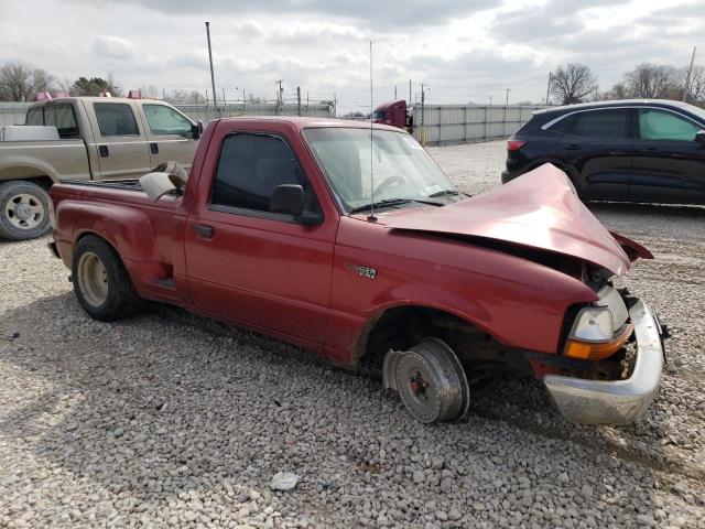 1FTYR10C8XTA11412 - 1999 FORD RANGER MAROON photo 4