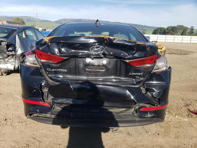 KMHD84LF2HU267027 - 2017 HYUNDAI ELANTRA SE BLACK photo 6