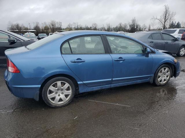 1HGFA16537L053060 - 2007 HONDA CIVIC LX BLUE photo 3