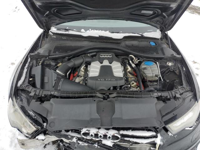 WAUHGAFC0CN145825 - 2012 AUDI A6 PRESTIGE შავი ფოტო 11