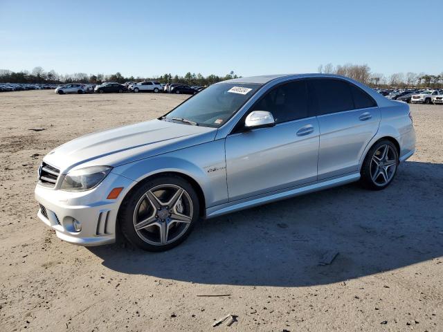 WDDGF77X29F222421 - 2009 MERCEDES-BENZ C 63 AMG SILVER photo 1