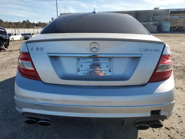 WDDGF77X29F222421 - 2009 MERCEDES-BENZ C 63 AMG SILVER photo 6