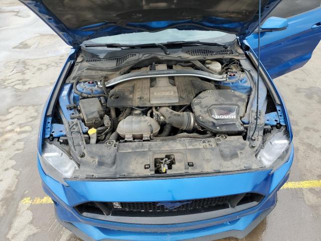 1FATP8FF7K5189759 - 2019 FORD MUSTANG GT BLUE photo 11