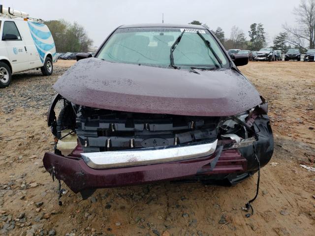 3FAHP0JA9CR254354 - 2012 FORD FUSION SEL MAROON photo 5