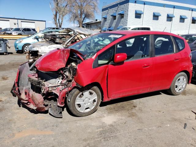 JHMGE8H35DC066527 - 2013 HONDA FIT RED photo 1