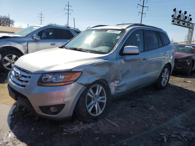 5NMSH4AG5AH355641 - 2010 HYUNDAI SANTA FE SE SILVER photo 1