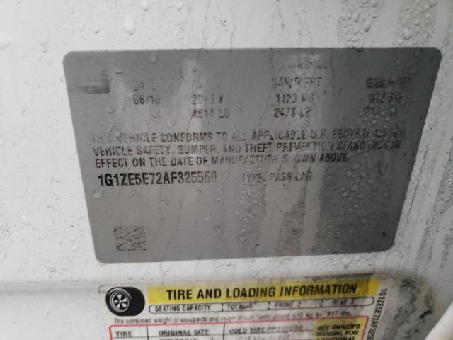 1G1ZE5E72AF325560 - 2010 CHEVROLET MALIBU LTZ 白色 照片 12