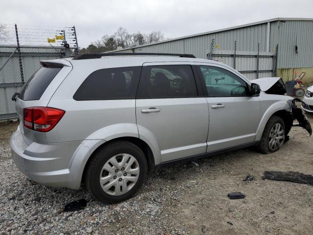 3C4PDCAB3ET296596 - 2014 DODGE JOURNEY SE SILVER photo 3