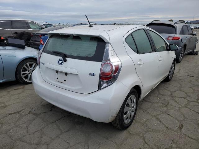 JTDKDTB32E1564577 - 2014 TOYOTA PRIUS C WHITE photo 3