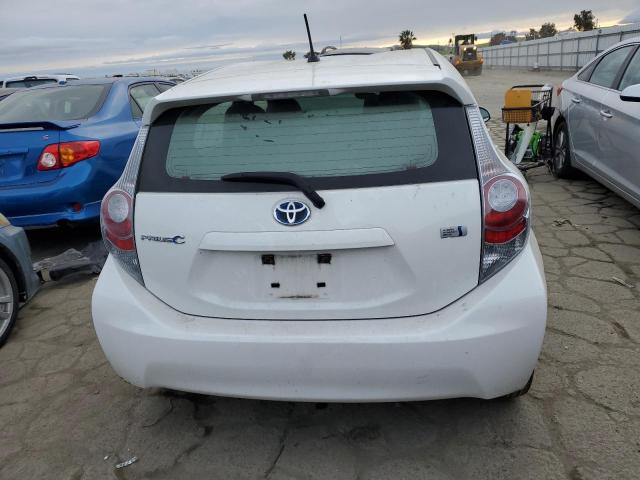 JTDKDTB32E1564577 - 2014 TOYOTA PRIUS C WHITE photo 6