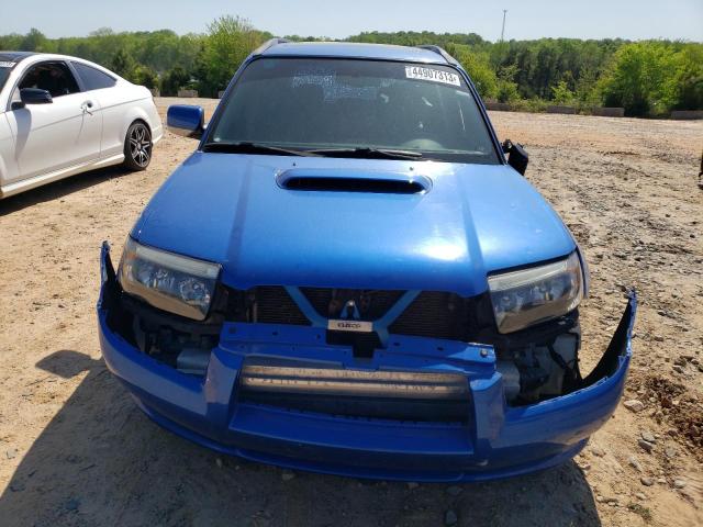 JF1SG69627G726173 - 2007 SUBARU FORESTER 2.5XT LIMITED BLUE photo 5