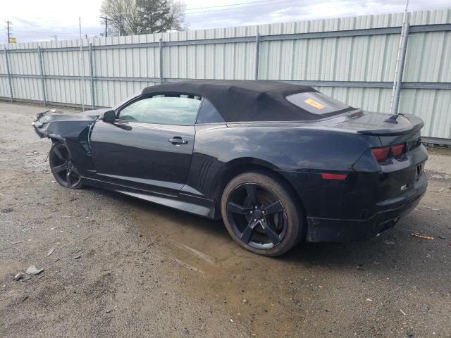 2G1FK3DJ6B9202934 - 2011 CHEVROLET CAMARO 2SS BLACK photo 2