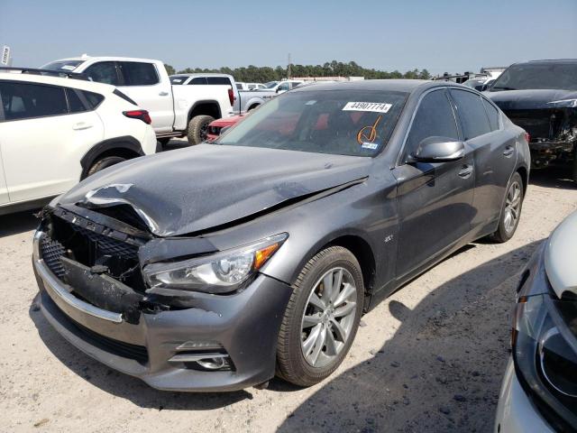 JN1CV7AP0HM640641 - 2017 INFINITI Q50 BASE GRAY photo 1