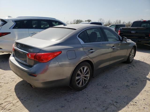 JN1CV7AP0HM640641 - 2017 INFINITI Q50 BASE GRAY photo 3