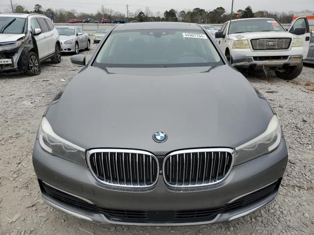 WBA7E2C50GG739015 - 2016 BMW 740 I GRAY photo 5