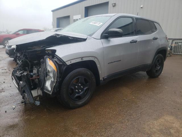 3C4NJCAB2JT271716 - 2018 JEEP COMPASS SPORT SILVER photo 1