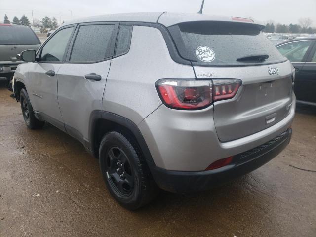 3C4NJCAB2JT271716 - 2018 JEEP COMPASS SPORT SILVER photo 2