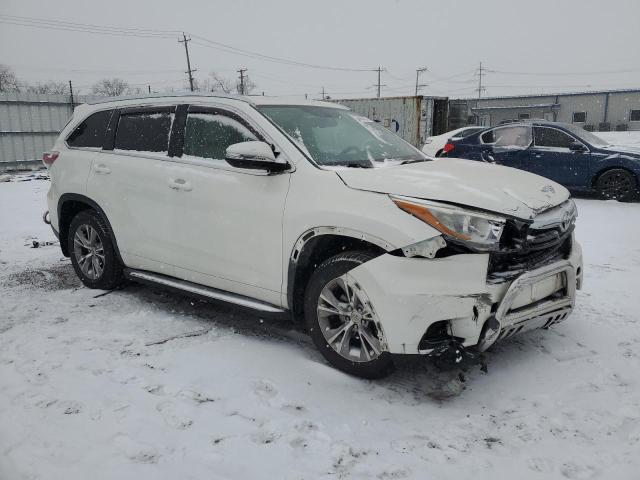 5TDJKRFH7FS155716 - 2015 TOYOTA HIGHLANDER XLE 白色 照片 4
