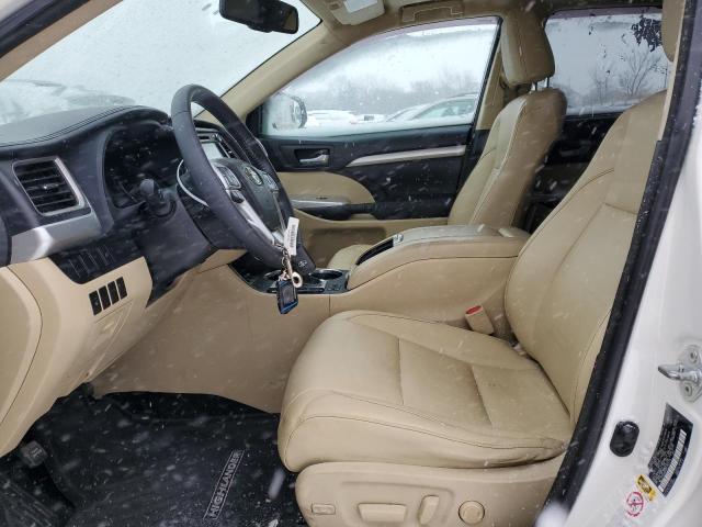 5TDJKRFH7FS155716 - 2015 TOYOTA HIGHLANDER XLE 白色 照片 7