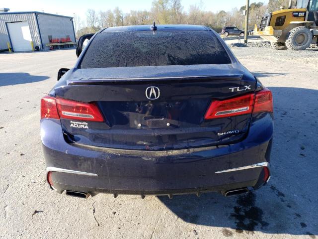 19UUB3F89KA003567 - 2019 ACURA TLX ADVANCE BLUE photo 6